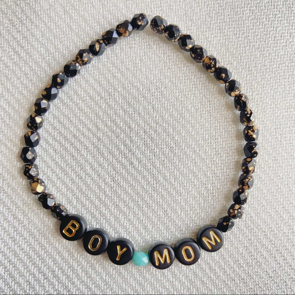Boy Mom Stretchy Bracelet